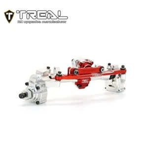 TREAL X003DWBRYB Front Portal Axle Housing with CVD Shafts (Silver) Axial SCX24 - Picture 1 of 1