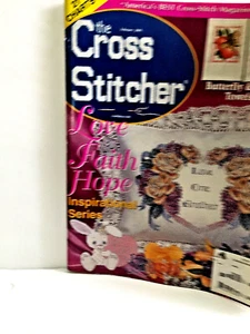 The Cross Stitcher febbraio 2001 rivista 21 grafici - Love Faith Hope ecc. - Foto 1 di 8