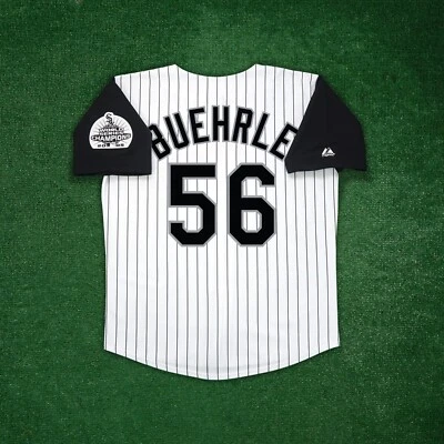 Camiseta deportiva Cooperstown Mark Buehrle 2005 Chicago White Sox Campeones Serie Mundial Foto 1 de 4