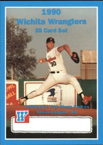 1990 Wichita Wranglers Rock's Dugout #1 Checklist