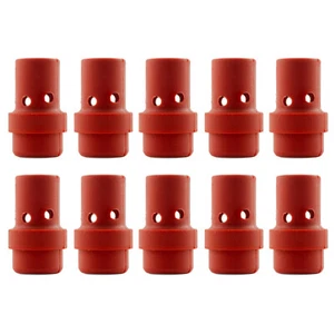 Binzel Style MIG Gas Diffuser - MB36 - Red Silicone - 10 Each - Picture 1 of 10