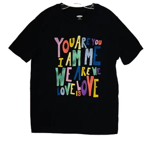 Love Is Love T-Shirt, Kid's Gender-Neutral Sz 8, Old Navy, New w/o Tags - Picture 1 of 6