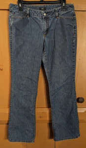 Ann Taylor Jeans Curvy Low Rise Straight Leg Stretch Denim Petites 10P 33x28 - Picture 1 of 5
