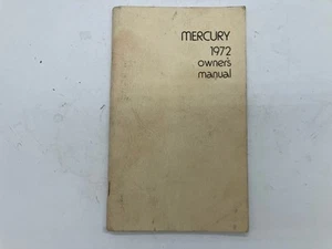 72 Mercury Marquis Monterey Colony Park Owner's Manual Second US Printing USED - Picture 1 of 3
