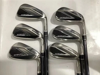 TaylorMade Stealth Iron Set 6-9,Pw,Aw 6pc Flex Regular TENSEI RED TM60 Graphite - Image 1 of 4