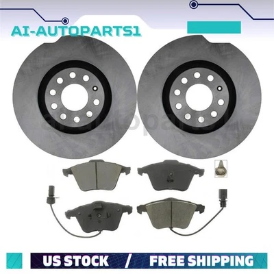 Juego de pastillas de freno delanteras + rotores de freno para Audi A6 Quattro 2002 2003 2004 Foto 1 de 4