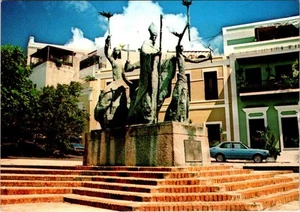 San Juan, Puerto Rico  STATUE OF LA ROGATIVA~Religious Procession  4X6 Postcard - Picture 1 of 2