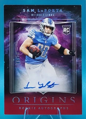 2023 Panini Origins - Rookie Autographs Sam LaPorta #RASML Red /99 (AU, RC) - Image 1 of 3