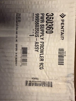 Fuente de alimentación Pentair 360360 para limpiador robótico de piscinas Prowler 920 - reemplazo OEM Foto 1 de 2