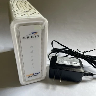 ARRIS Surfboard SBG6700-AC Cable Modem AC1600 WiFi Router DOCSIS 3.0 - Image 1 of 4