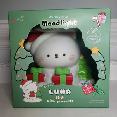 Mimicoco Moodlight Luna w/ Presents Santa Warm Light Nightlight New Box *Read* - Image 1 of 4