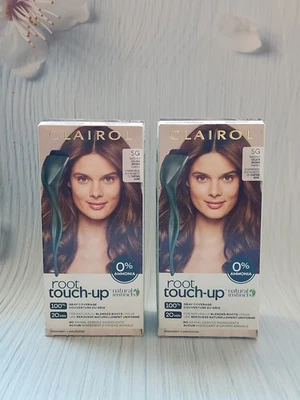 2x Tinte permanente para el cabello Clairol Root Touch-Up Natural Instints, 5G marrón dorado  Foto 1 de 4