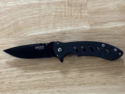 Bear & Son Brisk 1.0 | 4 1/4″ Black Blade Zytel Frame Lock Folder - Image 1 of 4