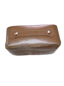  "Handtasche braunes Leder 10""x 5"  - Bild 1 von 3