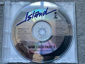 U2 God Part 2 Rare 1988 US 6-Track Promo CD Mint - Picture 1 of 2