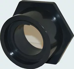 Nuevo Lote de 10 PIEZAS Sch 80 PVC 2" X 1-1/4" Buje Reductor (Anillo) Conexión de Enchufe - Imagen 1 de 7