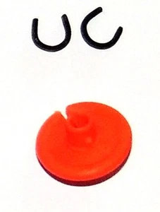 2 PC Super Flex KISSER Button ANCHOR POINT Bowstring PICK COLOR Archery f/sh USA - Picture 1 of 7