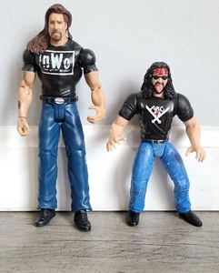 WWE WWF KEVIN NASH 2011 & X PAC 1997 RAW SMACKDOWN WRESTLING FIGURES - Picture 1 of 5