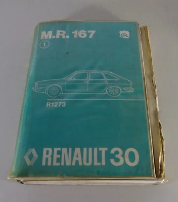 Manual De Taller Renault 30 R30 Tipo R1273 Mecánica Carrocería Año 1975 - Imagen 1 de 4