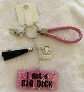 Keychains Women tassel wristlet charm bag gift backpack purse Christmas birthday - Picture 1 of 5