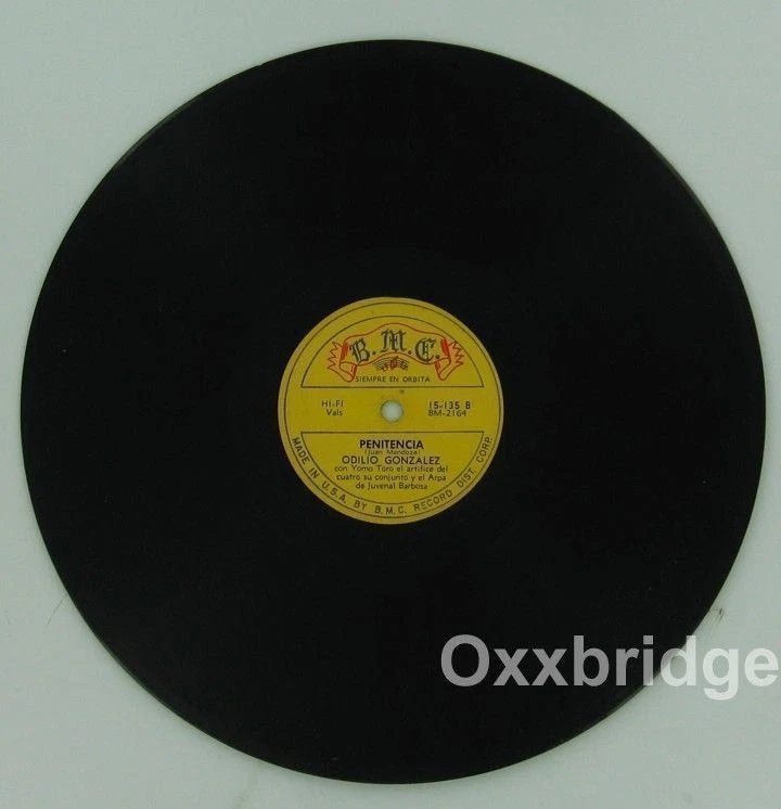 ODILIO GONZALEZ Con Yomo Toro 10" PENITENCIA JIBARITA MIA Latin Puerto Rico BMC - Image 1 of 1