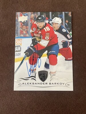 Aleksander Barkov Florida Panthers Autographed Signed 2018-19 Upper Deck #331 - Image 1 of 2
