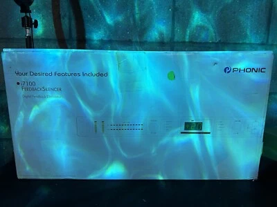 Phonic i7100 Feedbck Silencer 32-bit 12-band 1RU Rackmount - Image 1 of 4