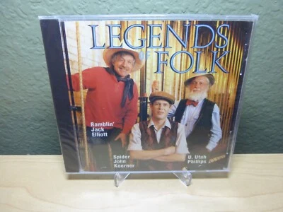 Legends of Folk Ramblin' Jack Elliott Spider John Koerner Utah Phillips New CD Foto 1 de 2