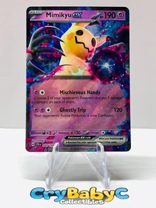 Pokemon Mimikyu ex 069/159 Journey Together SV Doble Raro - Imagen 1 de 4