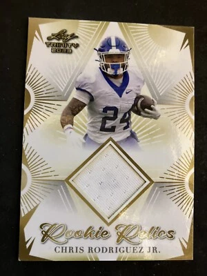 2023 Leaf Trinity Rookie Relics Chris Rodriguez jr RC #RR8 Washington Commanders - Image 1 of 2