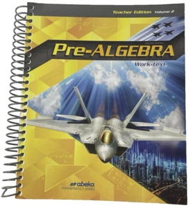 Abeka Pre-Algebra Work-text Volume 2 Teacher Edition Paperback 31919801 - Picture 1 of 4