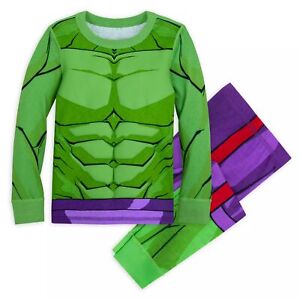 Marvel Superhero The Hulk Costume Cotton Pajama Set Pals For Boys