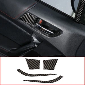For Toyota 86/Subaru BRZ 16-20 Carbon Fiber Inner Handle Bowl Frame Trim 4PCS - Imagen 1 de 9