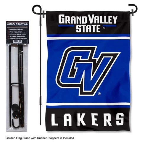 Grand Valley State Lakers Garden Flag and Yard Stand Cover