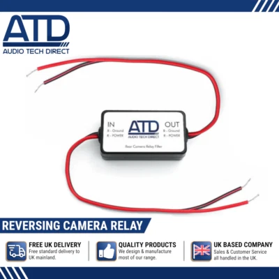 DIRECT FIT BY AUDIO TECH DIRECT Heck Rückfahrkamera Relais Power Canbus Auto Sicherung für Citroen Nissan