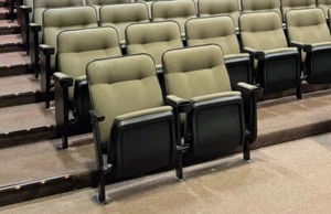 Lot of 160 used MOVIE THEATER SEATING home theater seats chairs - Picture 1 of 4