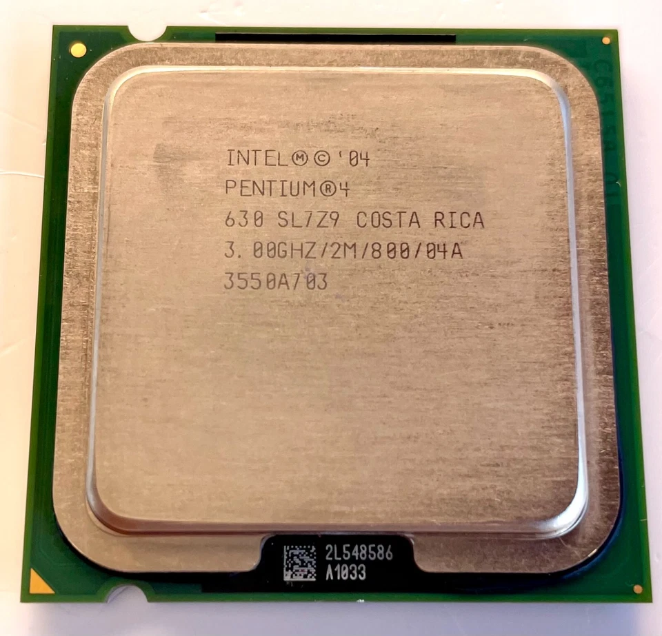 Procesador Intel Pentium 4 630 3Ghz Socket 775 FSB800 2Mb Caché HT SL7Z9 - Imagen 1 de 1