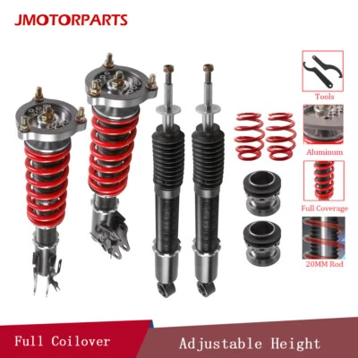 4PCS Full Coilover Struts Kit For Acura CSX Honda Acura 2006-2011 Adj.Height - Image 1 of 4