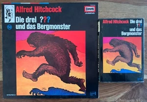 Vinyl LP + Buch DIE DREI 3 FRAGEZEICHEN ??? & DAS BERGMONSTER (Folge 14) EUROPA - Bild 1 von 5
