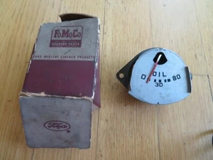 Vintage Ford Truck Oil Pressure Gauge 1951 52 OEM - Bild 1 von 3