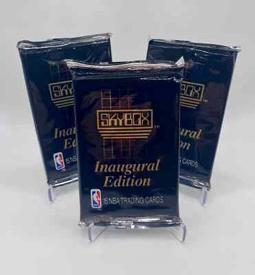 1990-91 Skybox NBA баскетбол серии 1 (3) в заводской упаковке пакеты (3 упаковки) - Изображение 1 из 2