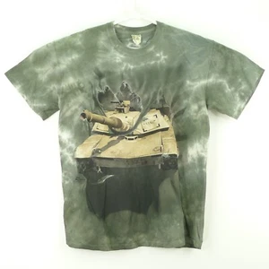Camiseta sin mangas M1 Abrams de David Penfound verde oliva tie dye talla M The Mountain - Imagen 1 de 5