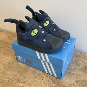 Adidas x Simpsons Superstar 360 C Snowball Shoes Girls Size 9K Black GX3272 NEW