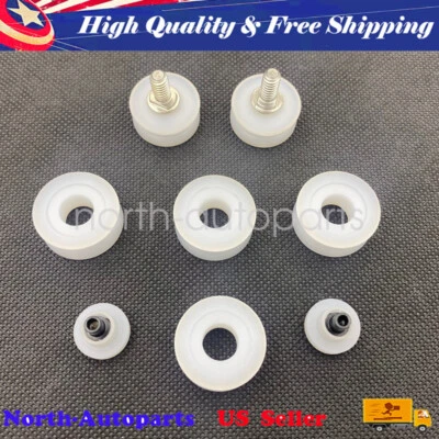 A body Window Roller Rear Quarter Glass Set For 68-72 GM Chevy GTO 442 GS 8pcs - Image 1 of 4