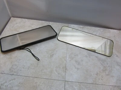 Vintage 2 Visor Mirror/ Vanity Pontiac Mirror, Unbranded 10"x3-1/2" Clip-on Foto 1 de 4
