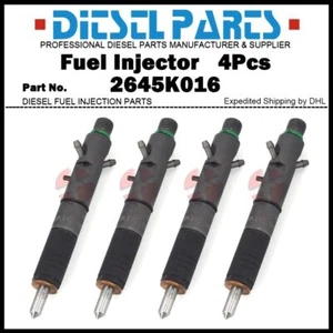 Inyector de combustible 4 piezas 2645K016 LJBB03202A para Perkins 1104A-44 1104C-44 - Imagen 1 de 6