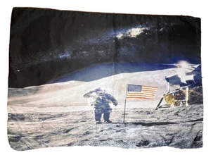 Indoor Outdoor Pillow Case Cushion Cover Space Astronaut Cosmos Moon Landing - Picture 1 of 7