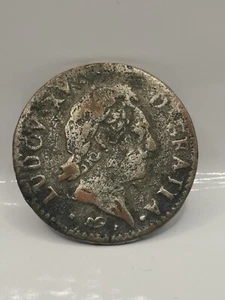 1/2 SOL A LA VIEILLE TETE 1772 N MONTPELLIER LOUIS XV / ROYALE FRANCE - Bild 1 von 3