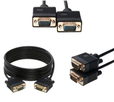 15 pies - Cable SVGA macho a macho para monitor de PC proyector HDTV - Cable de alta calidad Foto 1 de 4