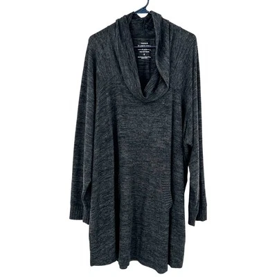 Vestido Suéter Torrid Súper Suave Felpa Talla 5 5XL Cuello Capucha Manga Larga con Bolsillo Foto 1 de 4